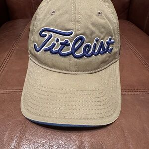 Foot Joy Titleist Tan Baseball Cap - Snap back - adult size